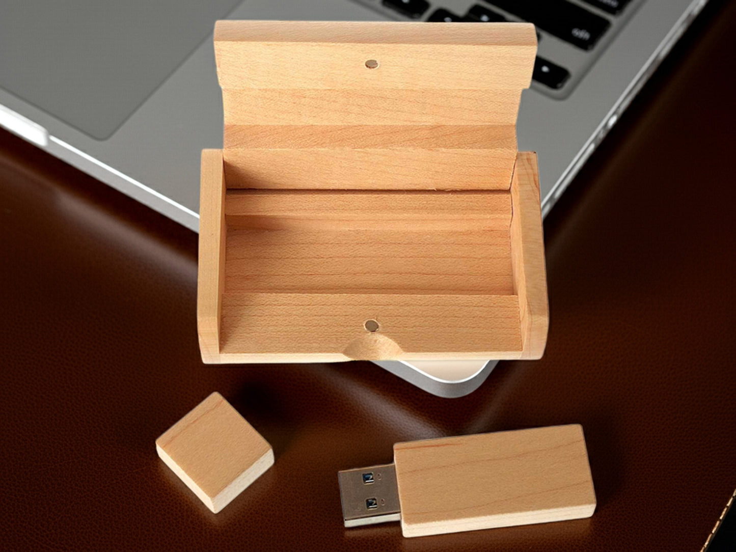 Personalised USB 3.0 32GB Maple wood USB Flash Drive memory stick