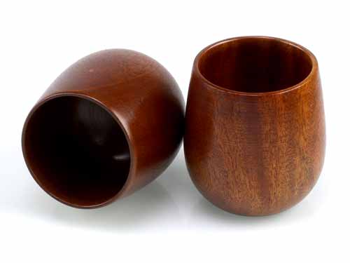 One Personalised Jujube Wood Water Tea cup