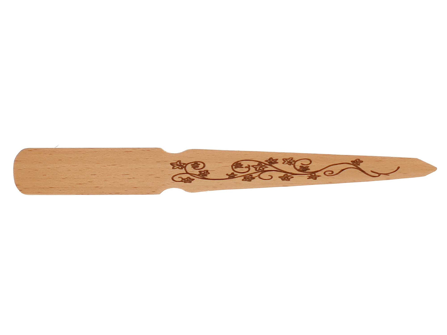 Personalised beech wood letter opener
