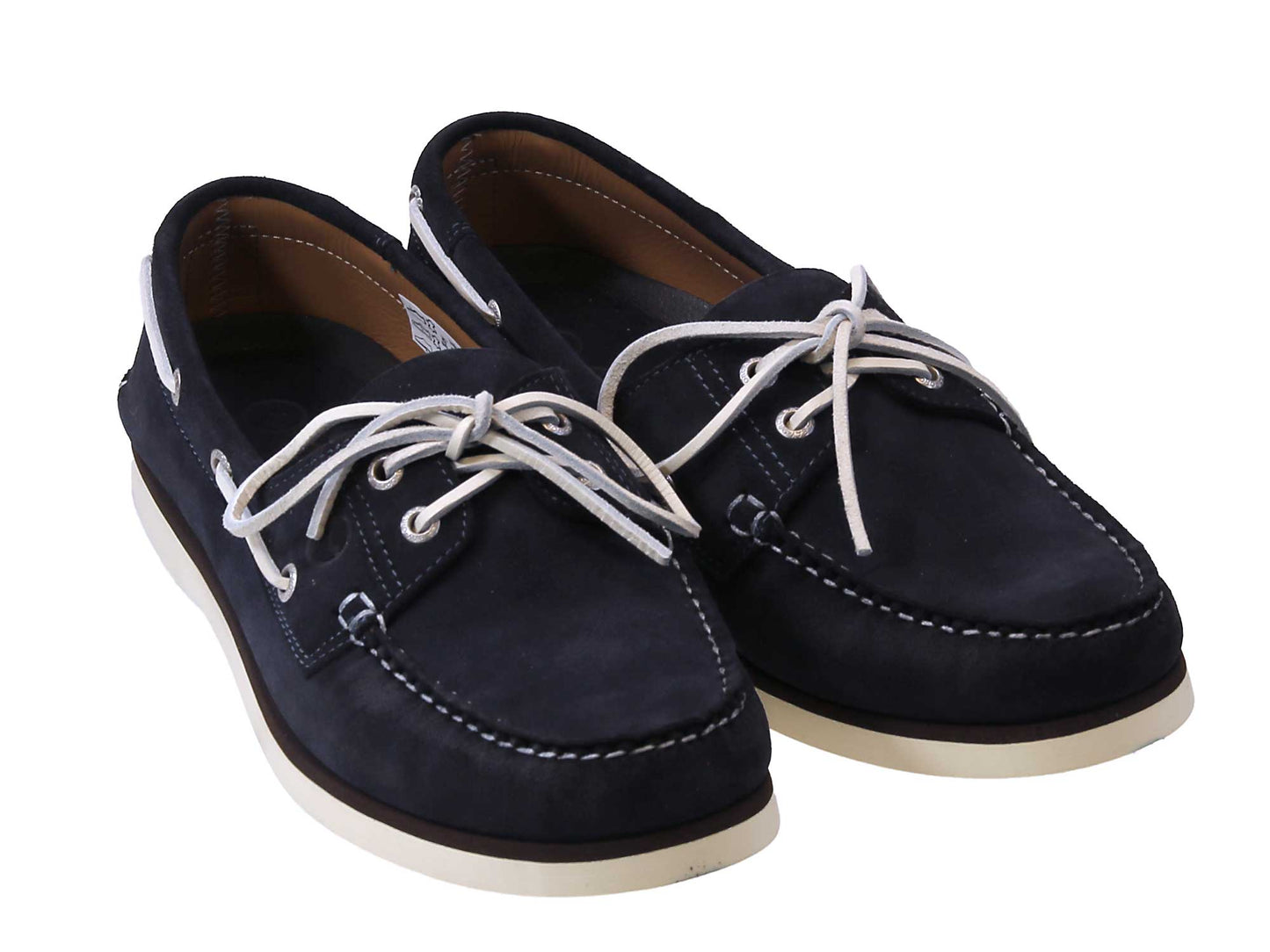 PORTLAND Navy Blue Suede Boat Shoe by Orca Bay