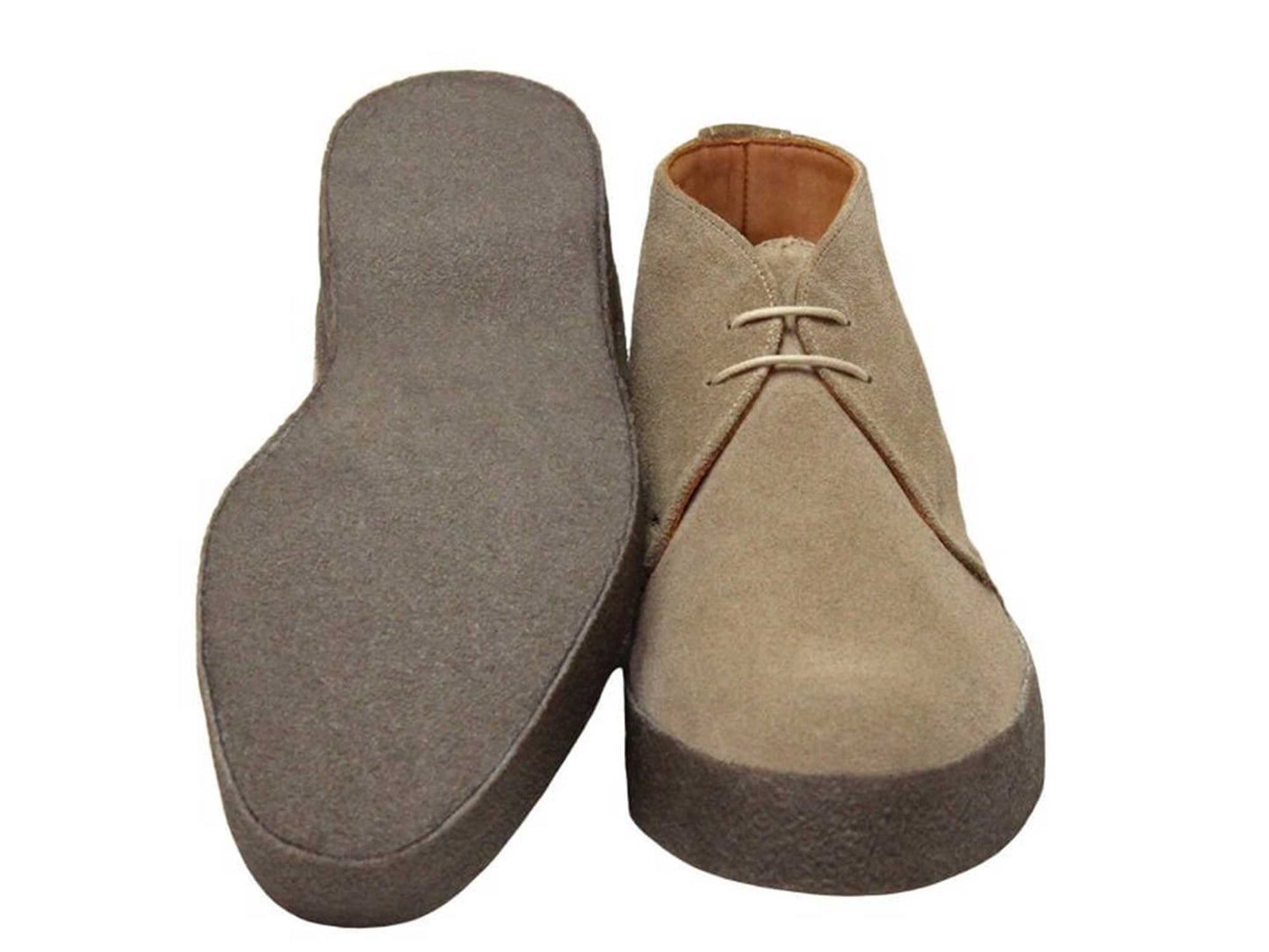 HI TOP Mens Dirty Buck Suede Chukka Boot Crepe Sole by Sanders