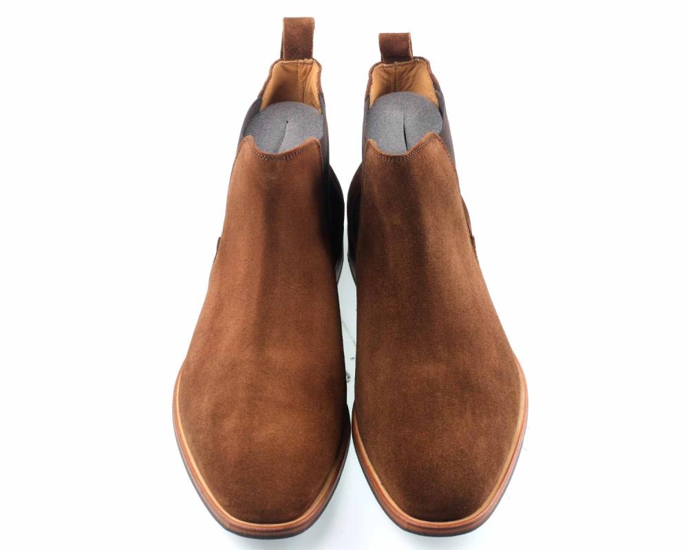 BROMPTON Mens Brown Suede Chelsea Boot by Orca Bay