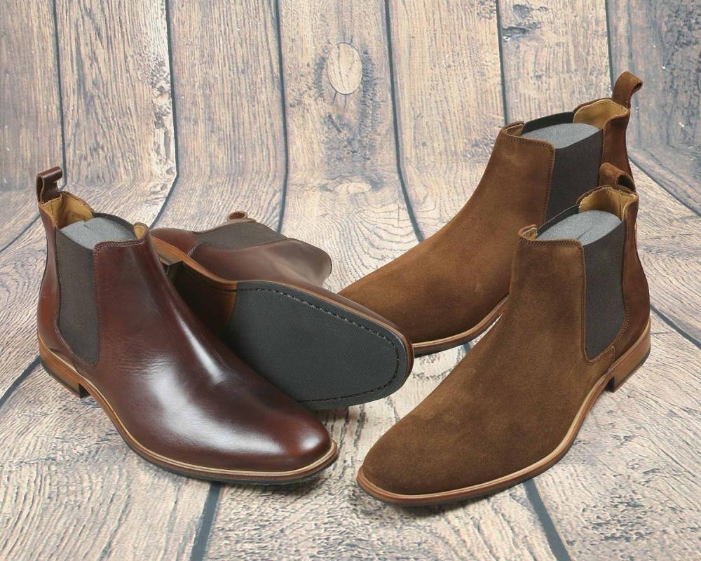 BROMPTON Chelsea Boot in Brown Leather by Orca Bay