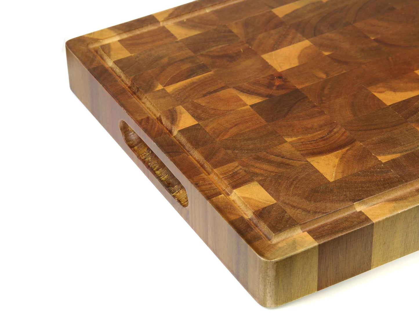 Large Acacia Wood Carving Chopping Cutting Board 40x30x4cm