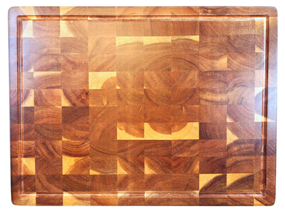 Large Acacia Wood Carving Chopping Cutting Board 40x30x4cm
