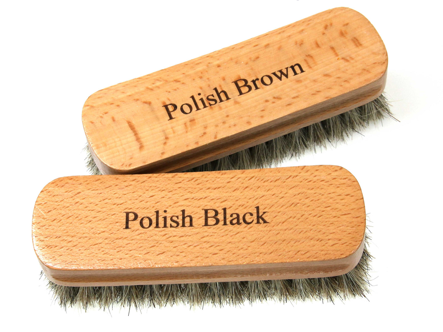 Personalised Beeswax shoe cleaning kit in leather bag