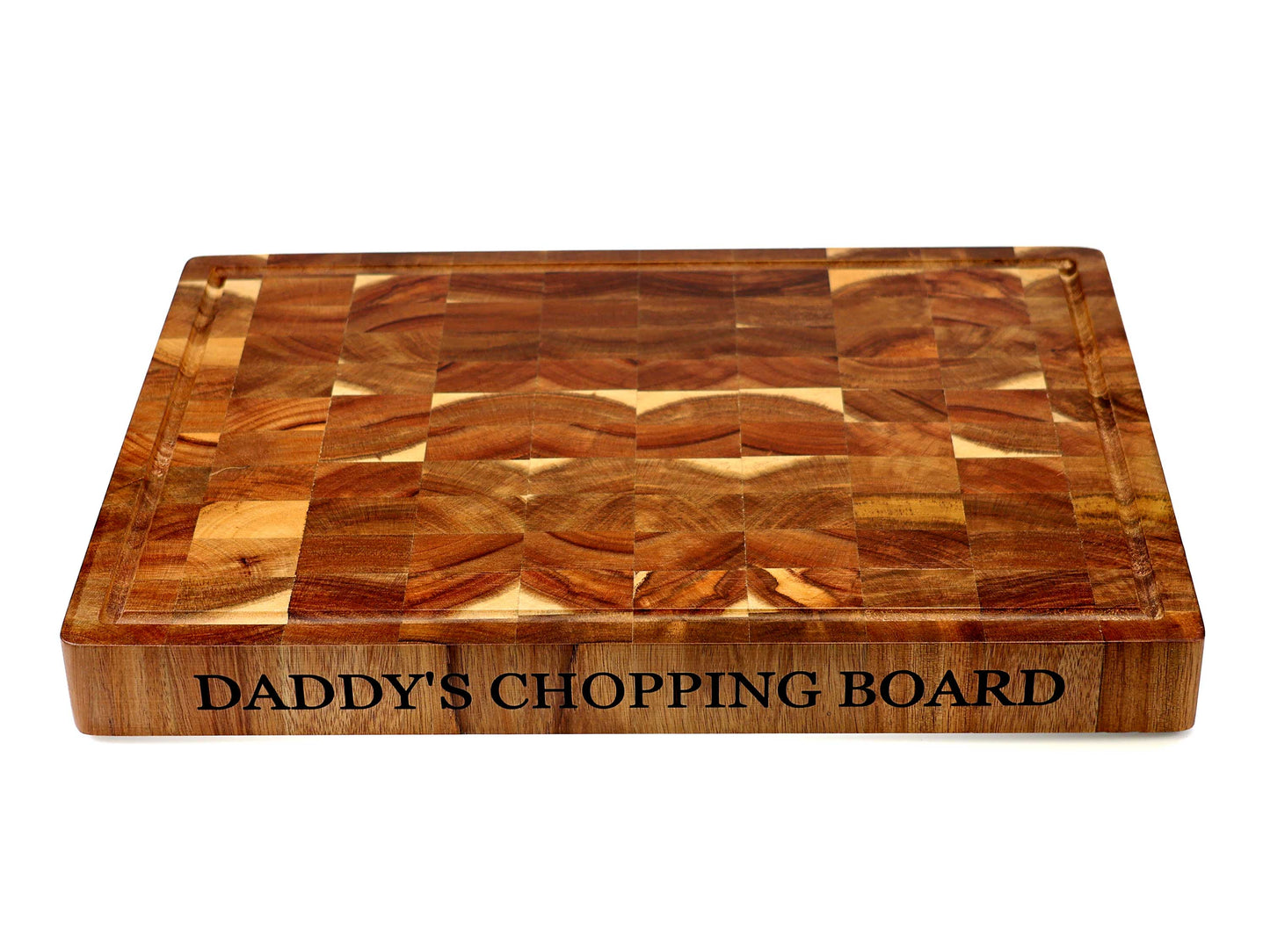 Large Acacia Wood Carving Chopping Cutting Board 40x30x4cm