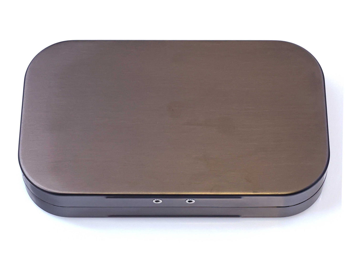 Personalised Grey Aluminium Fly Box for Dry & Wet Flies – Engraved Fishing Gift