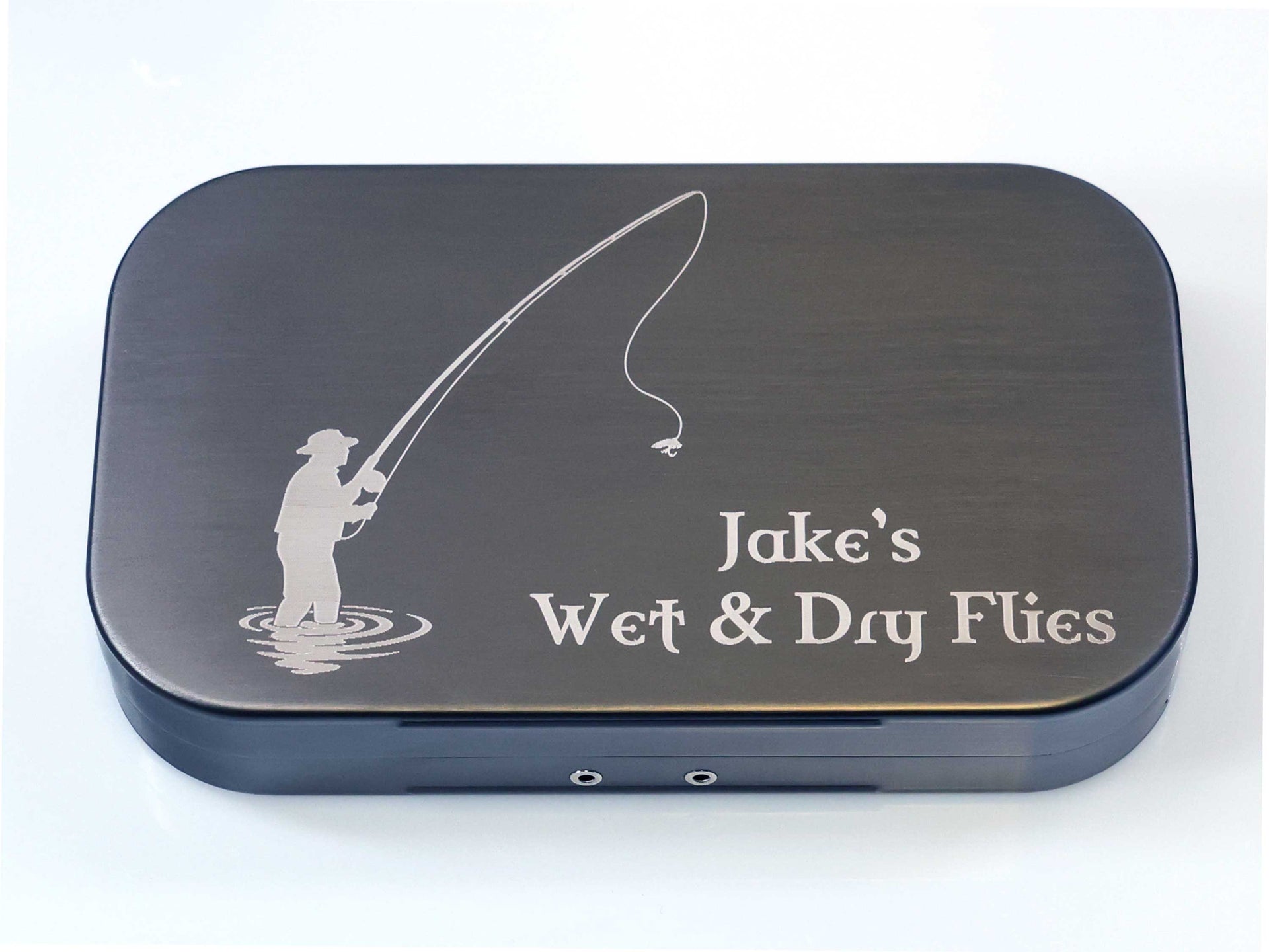 aluminium fly fishing boxes Personalised Aluminium Fly Box – Dry & Wet Flies