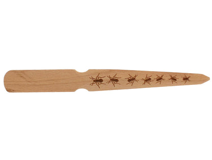 Personalised beech wood letter opener