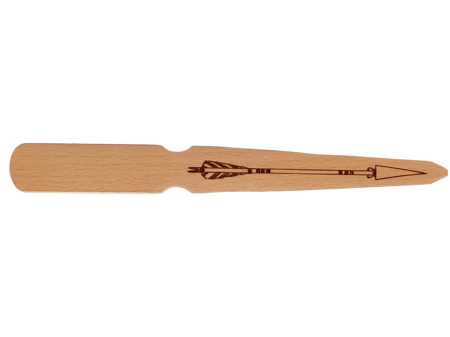 Personalised beech wood letter opener