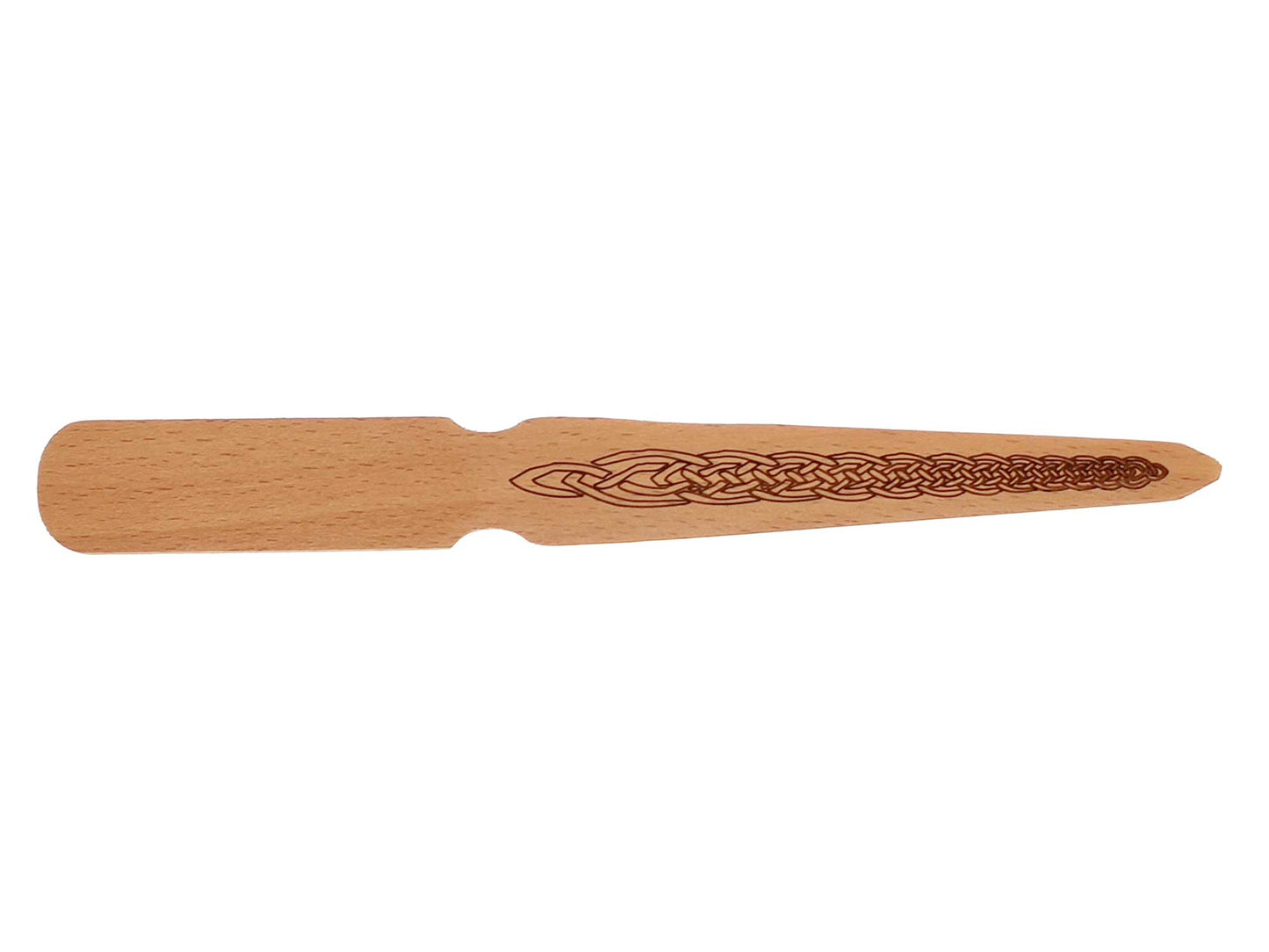 Personalised beech wood letter opener