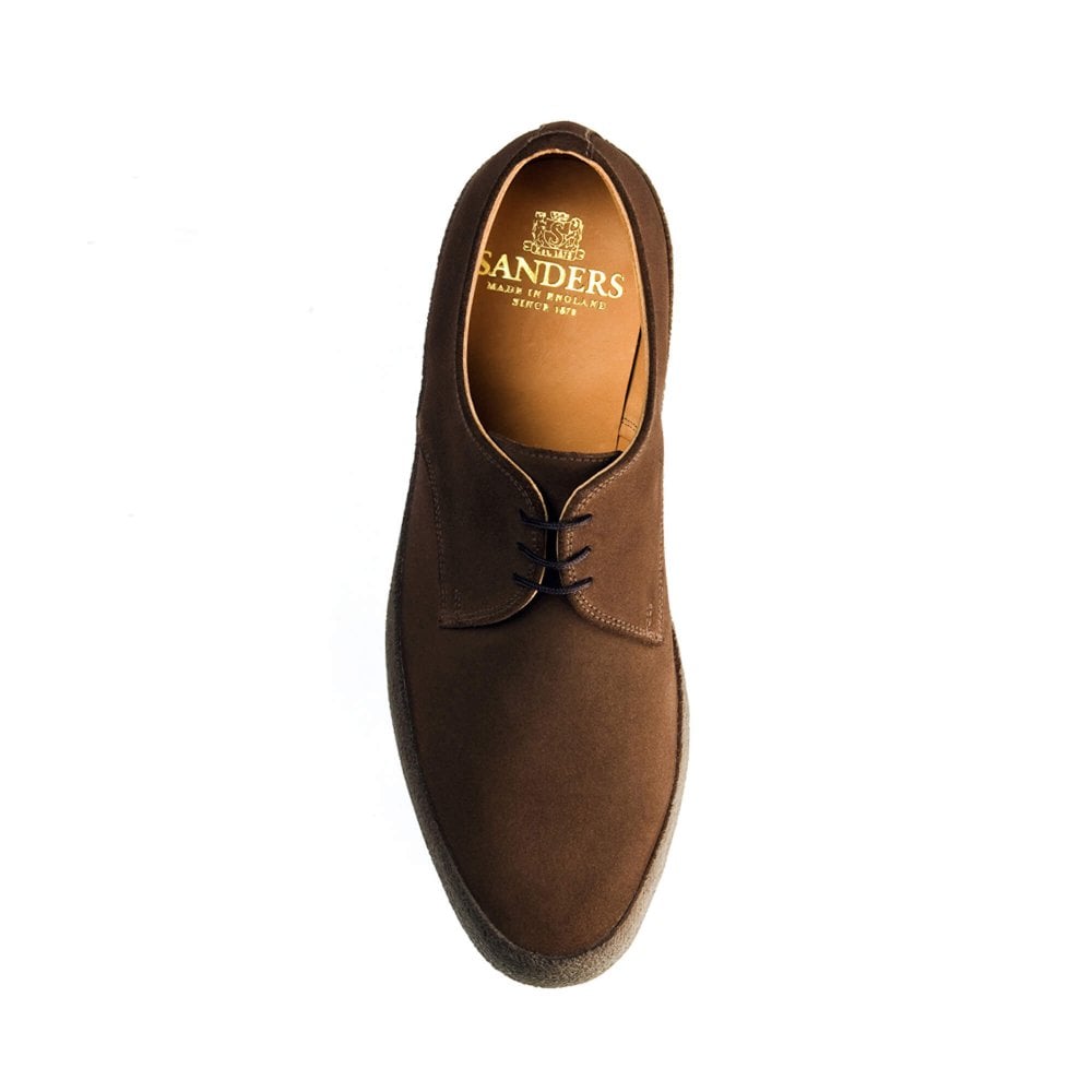 LO-TOP Mens Chocolate Brown Suede Shoes