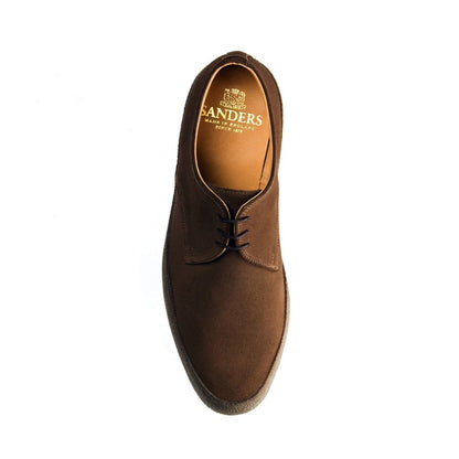 LO-TOP Mens Chocolate Brown Suede Shoes