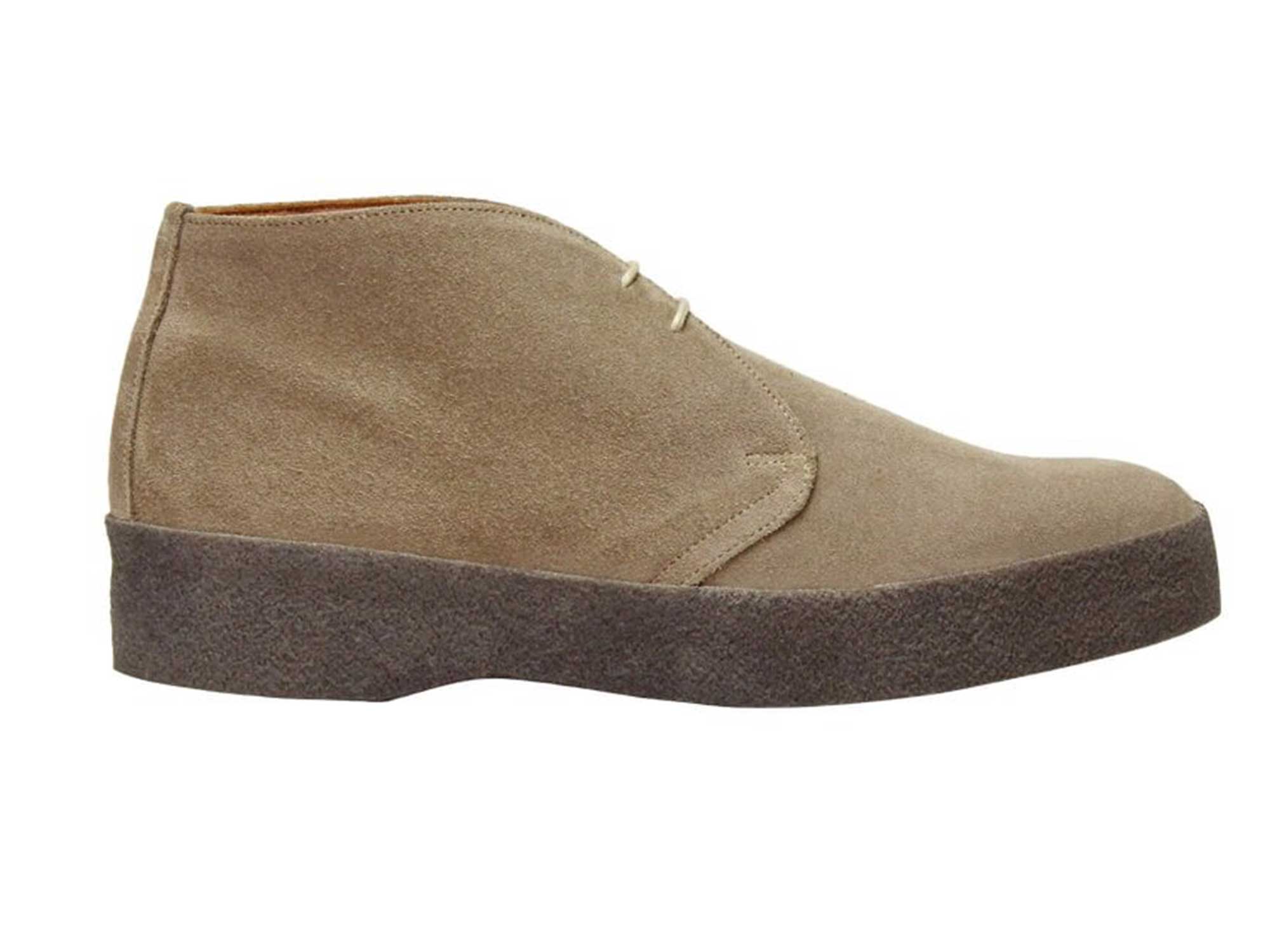 【Sanders】Chukka boots 10 Sanders Hi-Top Dirty Buck Suede Chukka Boot | Crepe Sole