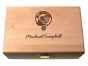 Personalised premium valet shoe cleaning kit in beech wood box Beeswax Polish