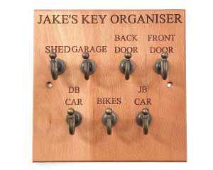 Key rack key holder rack pegs