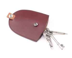 Genuine Leather Bell Key Case