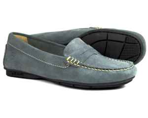 Orca Bay Florence Grey Suede Ladies Summer Loafer