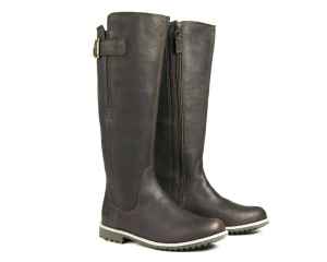 Ladies Moreton Tall Boot in Dark Leather by Orca Bay