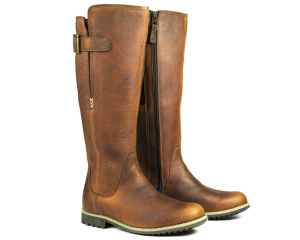 Ladies Moreton Tall Boot in Havana Leather by Orca Bay