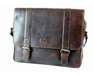 ASHBURTON Satchel - Dark Brown Leather Bag