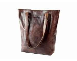 BAKEWELL Shopper Tote - Dark Brown Leather Bag
