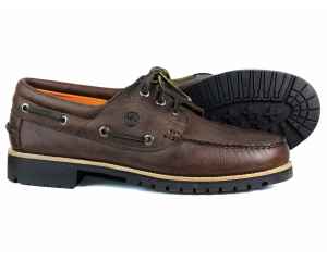 Buffalo Mens Dark Brown Deck Shoe
