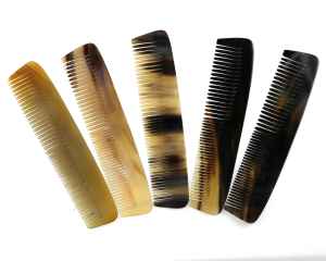Personalised Real horn pocket comb