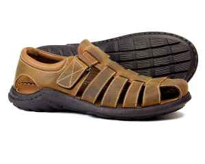 ROLLESBY Mens Oiled Nubuck Sandal Shoe