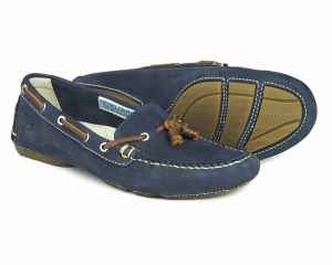 YARRAWONGA Womens Indigo Blue washable deck shoes By Orca Bay