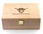 Personalised premium shoe cleaning kit in beech wood valet box Premium Wax Polish
