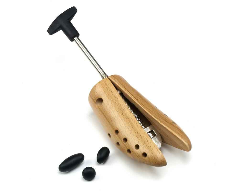 SHOE STRETCHERS TREE WOODEN OR MEN EXPANDABLE SHAPE BUNION CORN BLISTER FOR MOST OF THE SHOES. 