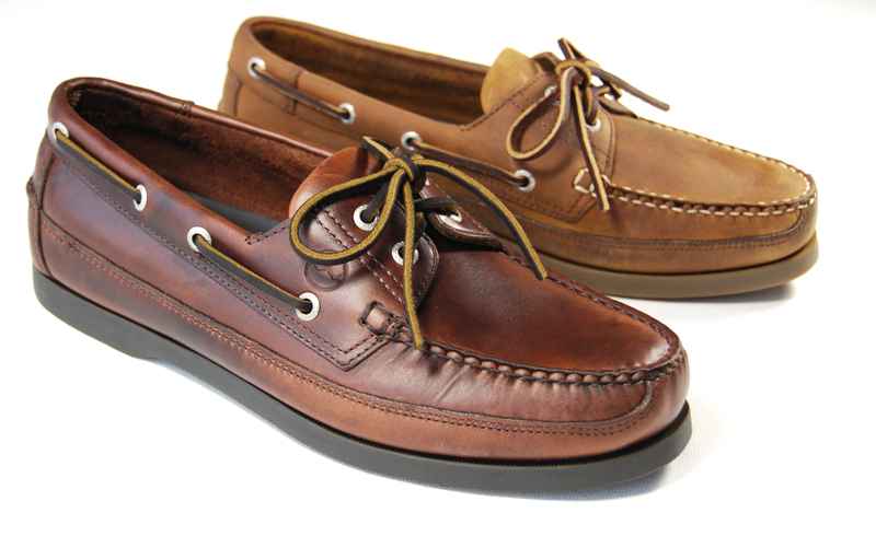 Handstitched 100% Leather Shoes Orca Bay Augusta Men's Deck Shoe 