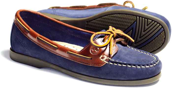 Ladies Deck Shoe SCHOONER Navy Nubuck