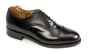 Sanders Officers Black Extra Wide Oxford Shoes H Fitting
